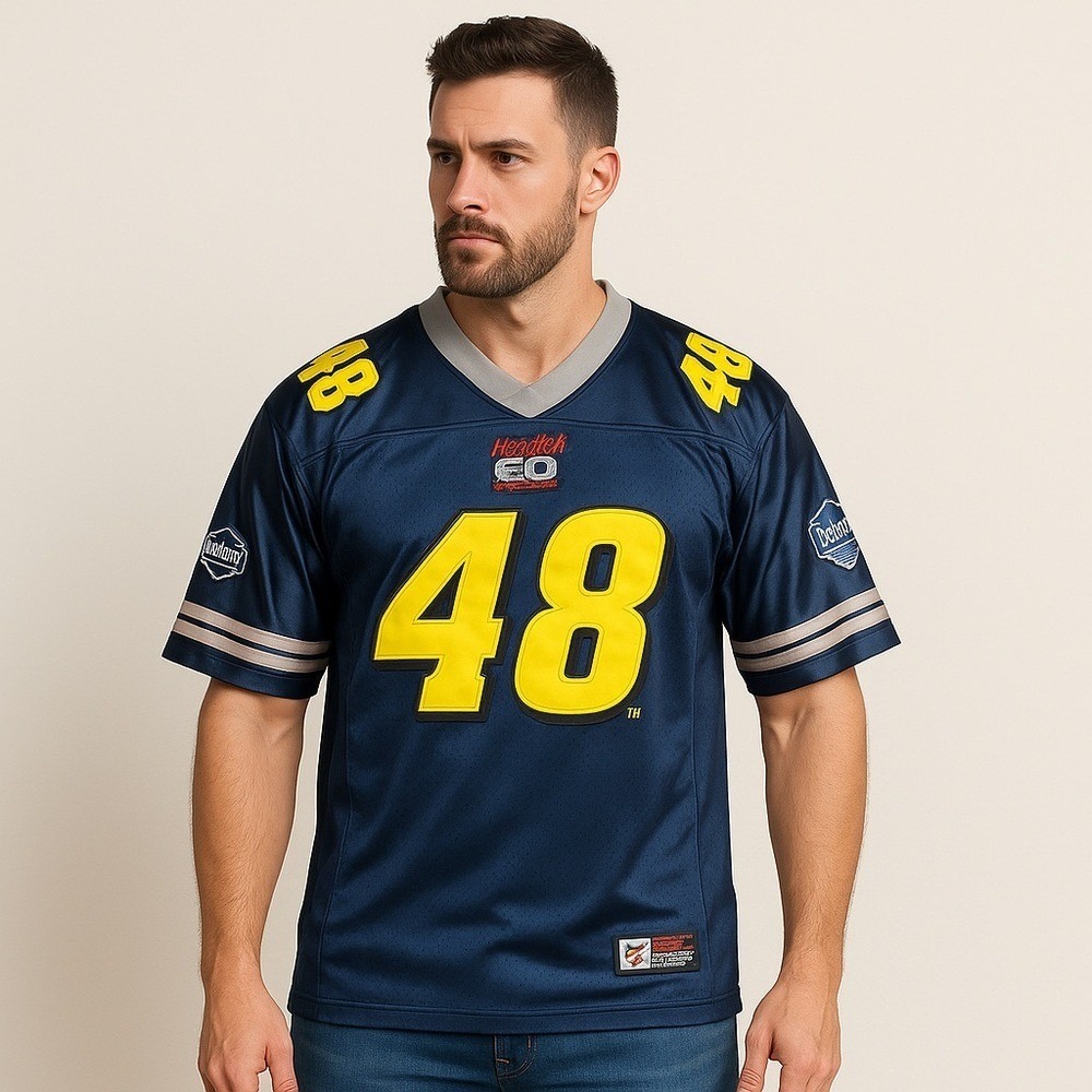 Chase Authentics Jimmie Johnson 48 Hendrick Motorsports NASCAR Jersey Navy XL